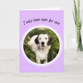 Ik heb alleen ogen voor je leuke Valentijn. Kaart