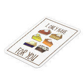 Ik heb alleen pasteien (ogen) voor je grappige bio magneet (Linkerzijde)