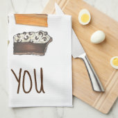 Ik heb alleen pasteien (ogen) voor je grappige bio theedoek (Quarter Fold)