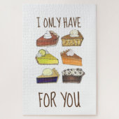 Ik heb alleen taarten (ogen) voor jou. legpuzzel (Verticaal)