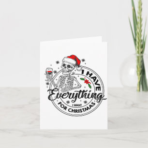 Ik heb alles wat ik voor kerstmis wil, namelijk me kaart