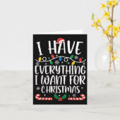 Ik heb alles wat ik voor Kerstmis wil, namelijk me Kaart (Gele Bloem)