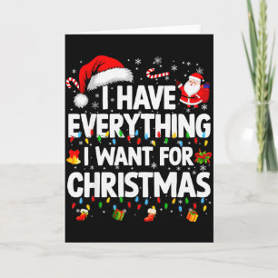 Ik Heb Alles Wat Ik Wil Voor Kerst Koppel Xmas Kaart