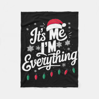 Ik heb alles wat ik wil voor Kerstmis, ik ben het Fleece Deken