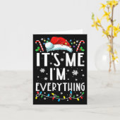 Ik heb alles wat ik wil voor Kerstmis, ik ben het  Kaart (Gele Bloem)