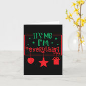 Ik heb alles wat ik wil voor Kerstmis, ik ben het  Kaart (Gele Bloem)