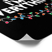 Ik heb alles wat ik wil voor Kerstmis, ik ben het  Poster (Hoek)