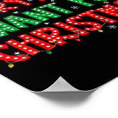 Ik heb alles wat ik wil voor Kerstmis, ik ben het Poster (Hoek)