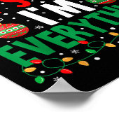 Ik heb alles wat ik wil voor Kerstmis, ik ben het  Poster (Hoek)