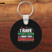 Ik heb alles wat ik wil voor Kerstmis, ik ben het Sleutelhanger (Voorkant)