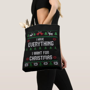 Ik heb alles wat ik wil voor Kerstmis, ik ben het Tote Bag