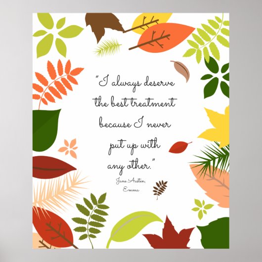 Ik heb altijd de beste behandeling nodig poster (Voorkant)