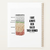 Ik heb altijd de dikke huidlaag genoemd planner (Achterkant)