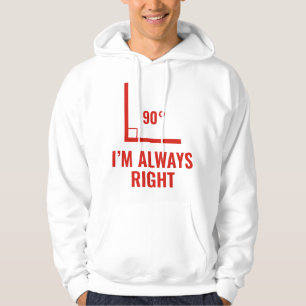 Ik heb altijd gelijk hoodie