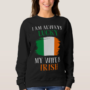Ik heb altijd geluk dat mijn vrouw Ierland familie Trui