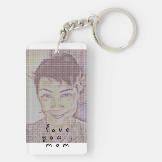 Ik heb altijd moeder nodig sleutelhanger (achterkant)