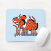 Ik heb Anemone Clownfish Mousepad Muismat (Met muis)