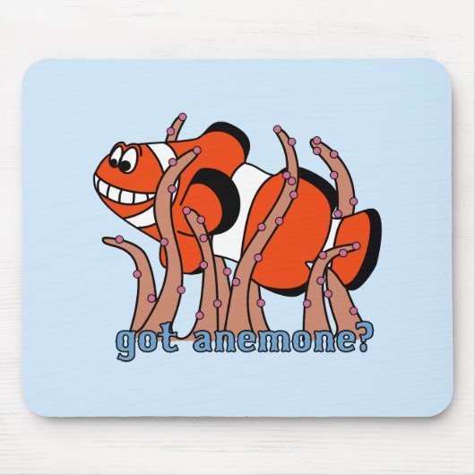 Ik heb Anemone Clownfish Mousepad Muismat (Voorkant)
