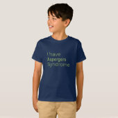 Ik heb aspergers - kind T-shirt (Voorkant volledig)