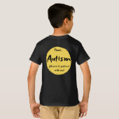 "Ik heb AUTISM, wees alsjeblieft PATIËNT met mij!" T-shirt (Achterkant volledig)