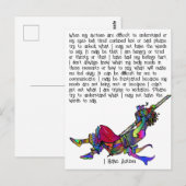 Ik heb autisme briefkaart (Voorkant / Achterkant)