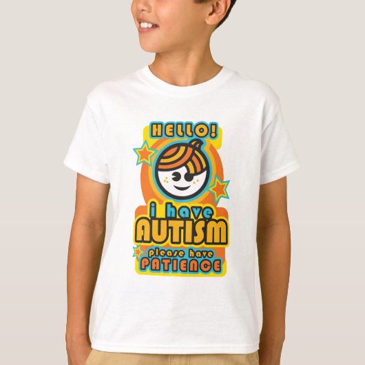 Ik heb autisme - geduld alstublieft. t-shirt (Voorkant)