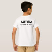 Ik heb autisme-je bent gewoon raar t-shirt (Achterkant volledig)