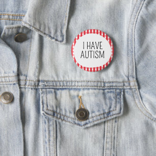 Ik heb autisme ronde button 5,7 cm