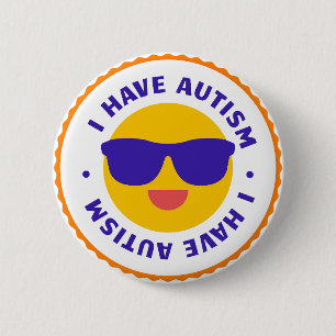 Ik heb autisme ronde button 5,7 cm
