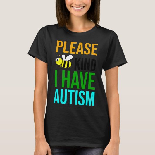 Ik heb autisme. t-shirt (Voorkant)