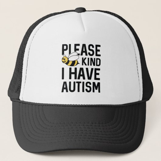 Ik heb autisme trucker pet (Voorkant)