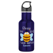 Ik heb autisme. waterfles  (Voorkant)