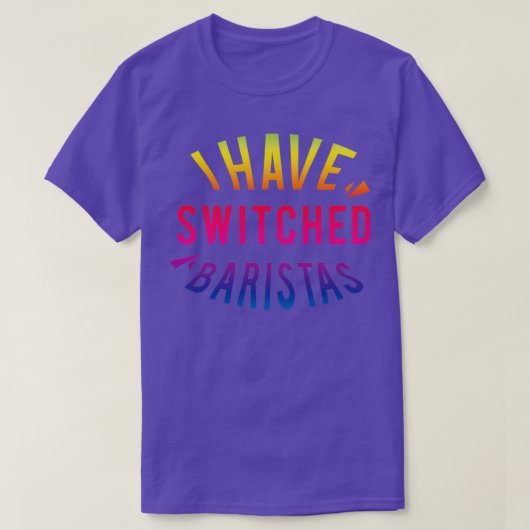 Ik heb baristas veranderd t-shirt (Design voorkant)