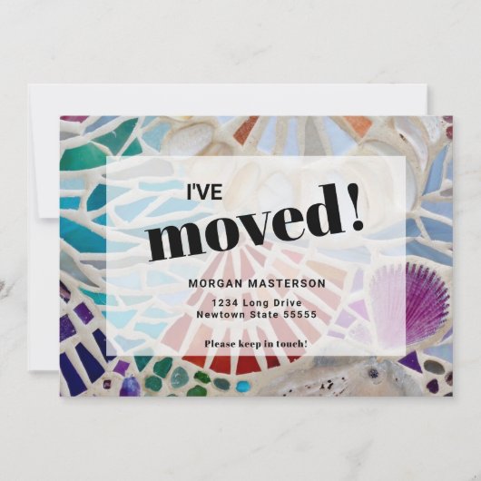 Ik heb Beach Moving Announcement bezocht Aankondiging (Voorkant)