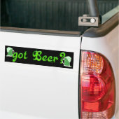 Ik heb Beer Bumpersticker (Op Truck)
