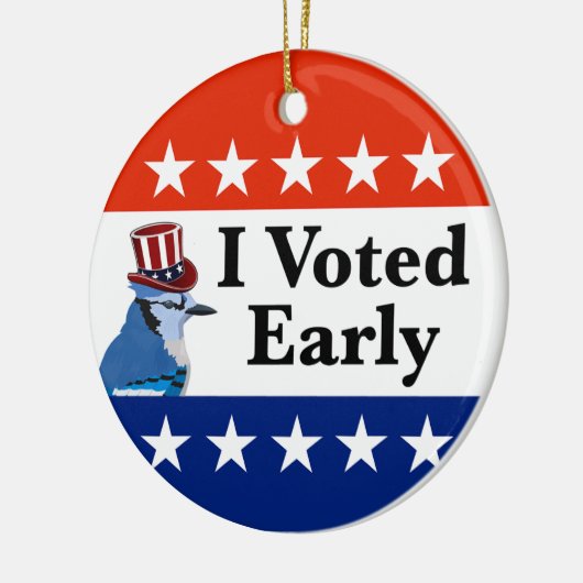 Ik heb begin 2026 gestemd keramisch ornament (Links)