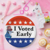 Ik heb begin 2026 gestemd papieren bordje (Feest)