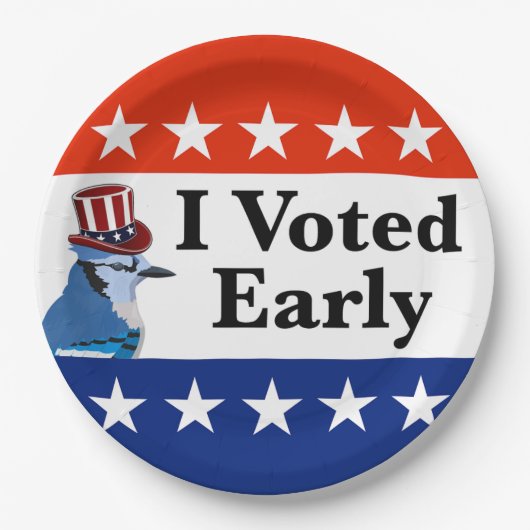 Ik heb begin 2026 gestemd papieren bordje (Voorkant)