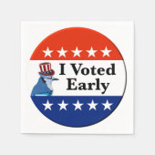 Ik heb begin 2026 gestemd servet (Voorkant)