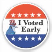 Ik heb begin 2026 gestemd sticker (Voorkant)