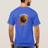 Ik heb bemand T-Shirt Blue Total Solar Eclipse 201 (Achterkant)
