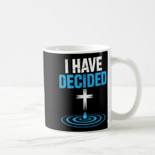 Ik Heb Besloten Christelijke Doop Kruis Water Gelo Koffiemok