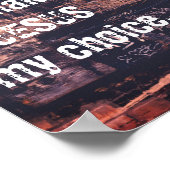 Ik heb besloten Jezus mijn keuze te maken Poster (Hoek)