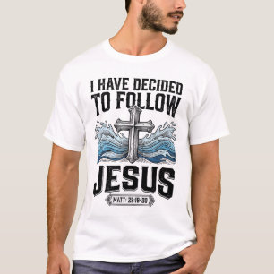 Ik heb besloten Jezus te volgen vintage shirt