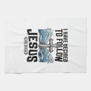 Ik heb besloten Jezus te volgen vintage shirt Theedoek