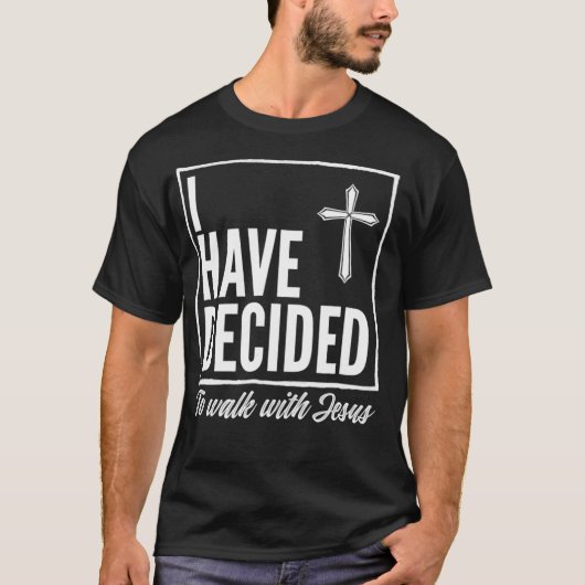 Ik heb besloten mee te lopen met Jezus Baptisme Gi T-shirt (Voorkant)