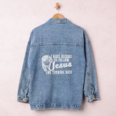 Ik heb besloten om Jezus Faith te volgen. Denim Jacket (Hangar)