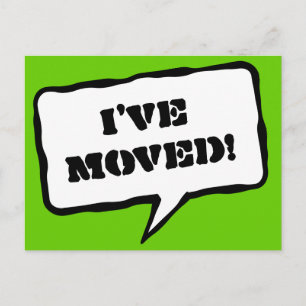 Ik heb bewegende briefkaarten verplaatst voor een 