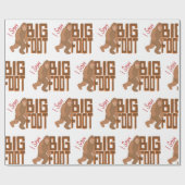 Ik heb Bigfoot gezien. Cadeaupapier (Vlak)