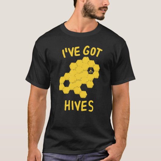 Ik heb bijenteelt bijenimker Honeycomb Apiarist T-shirt (Voorkant)